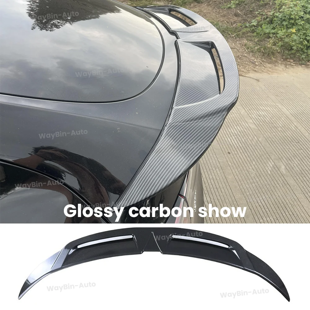 Tesla Rear Spoiler For Model Y 2020-2024 ABS CWST Rear Trunk Wing Black Carbon Modification Model 3 + Auto 2024 Accessories