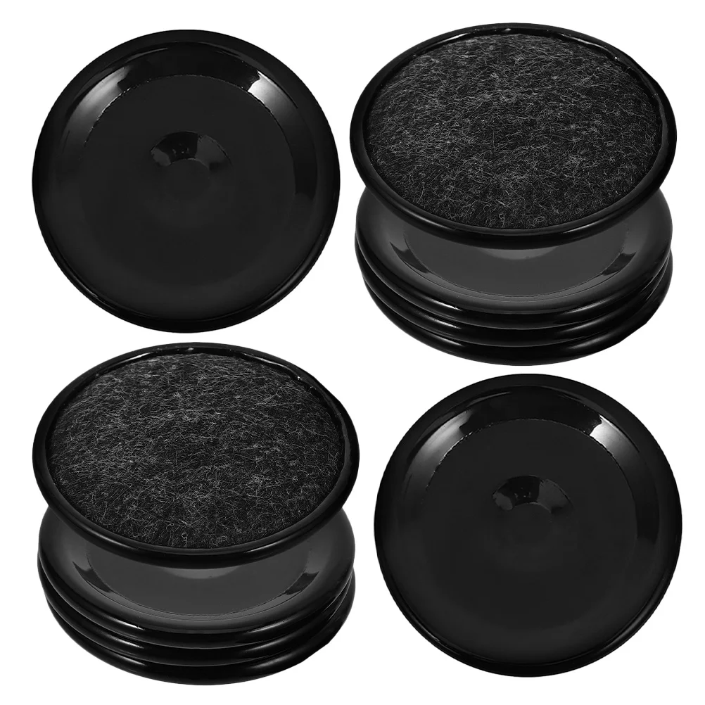8Pcs Round Furniture Coasters Anti-Slip Grips to Prevent Sliding Floor Protectors for Heavy Furniture Home Office Carpet Safety