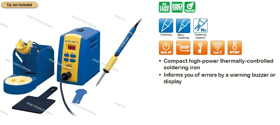 Digital 75W Soldering Station FX951 HAKKO ORIGINAL FX-951 High Power Solder Station Lead Free ESD Safe T12 Soldering Iron