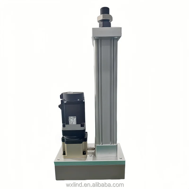 LIND LDE63 500mm Stroke Aluminum Bearing Medium-load Capacity Rolled Thread Construction Electric Cylinder for Industrial
