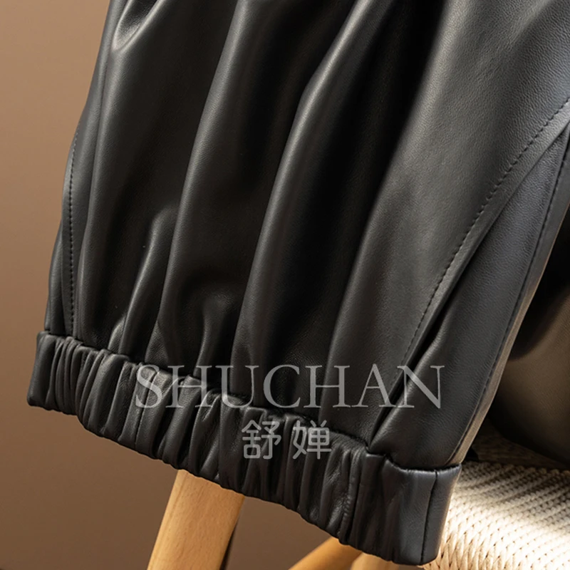 2025 Autunno Inverno Pelle di pecora francese Pelle intera Micro-caduta Gonna a forma di A Donna 2Y48 Faldas Mujer Moda