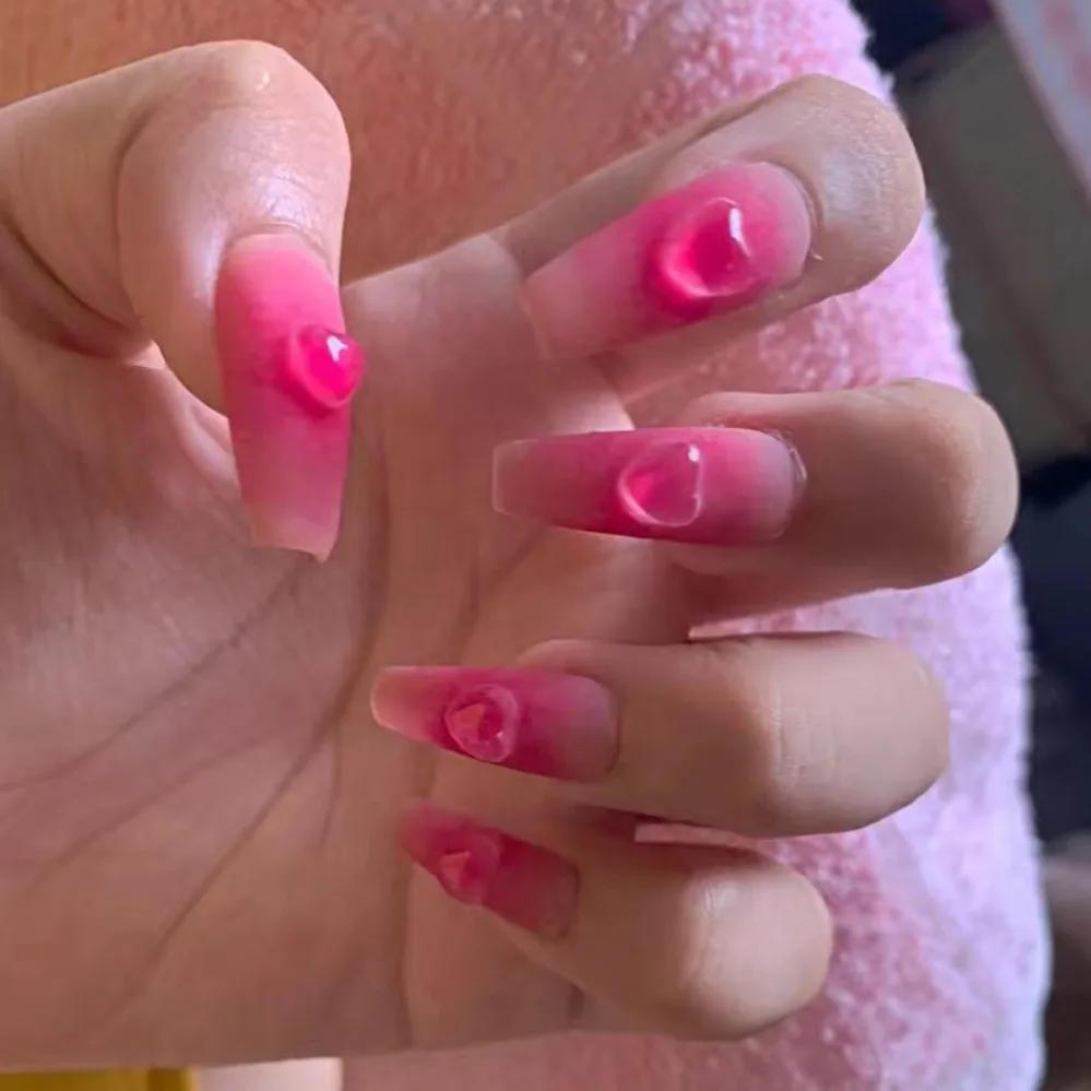 24Pc Naadloze Verwijderbare Pers Op Nagels Tips Kunstmatige Kist Nep Nagels Volledige Dekking Waterdichte Nail Art Valse Nagels Afgewerkt