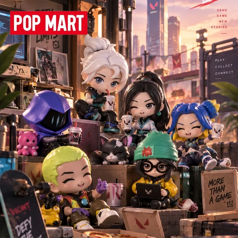 Valorant Pop Mart Joint Collection Surprise Blind Box High Quality Desktop Car Decoration Collection Cute Toy Gifts