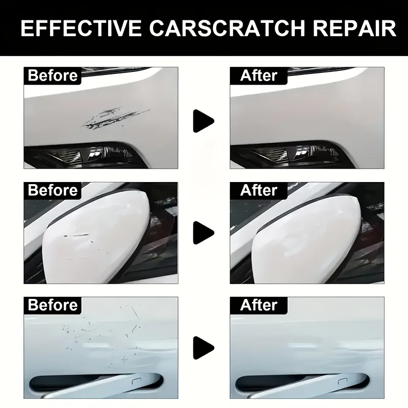 Car Scratch Repair Kit,Deep Fix Fine Scratches& Sun Damage,Car Paint Polishing Paste,Long-Lasting Shine,Protects Original Finish
