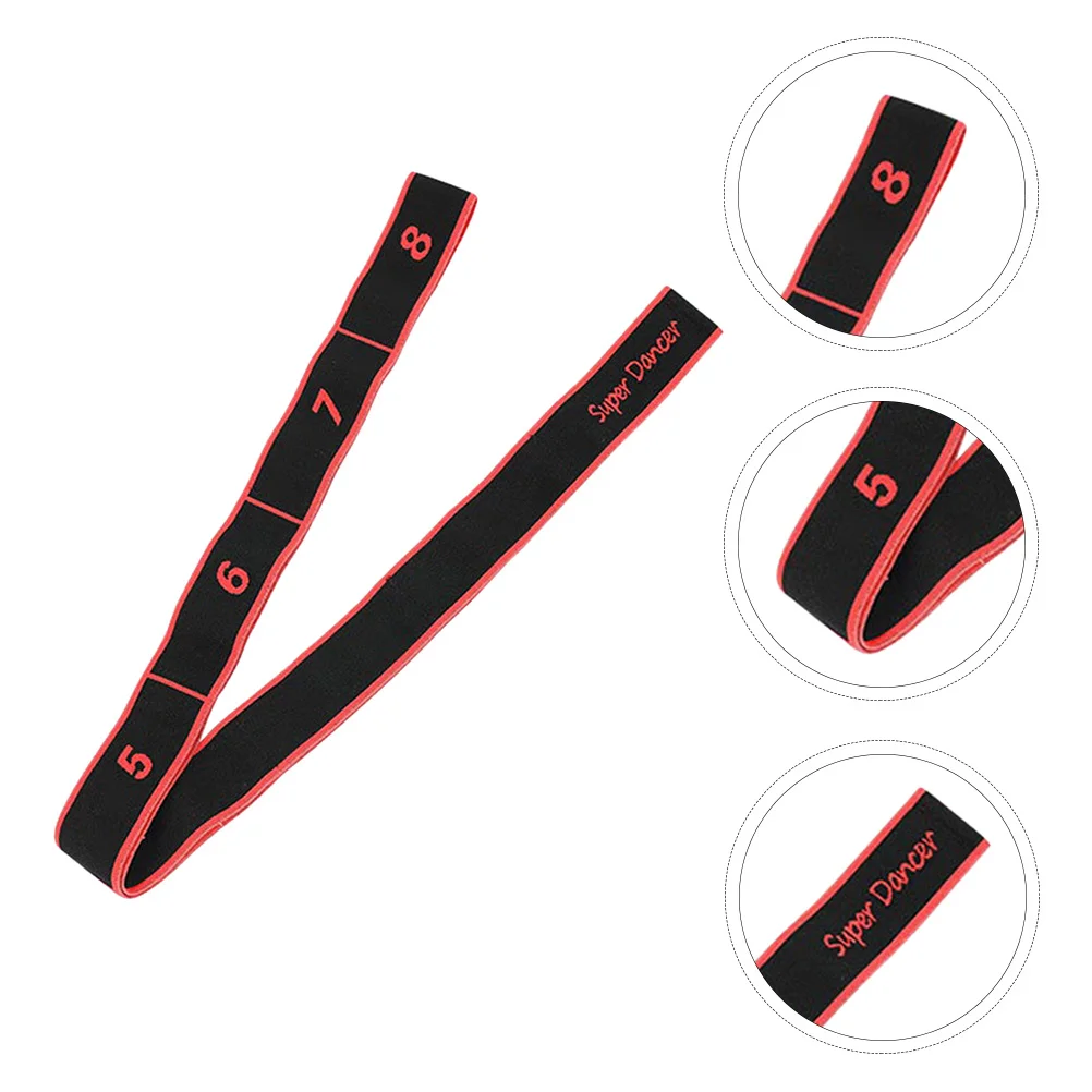 2 Stück elastische professionelle Dehnungs-Widerstandsbänder für Fitness-Übungen, Körperformung, Training, Übungsband