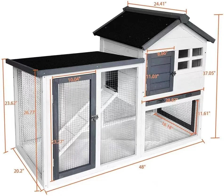 

Customized Pet Cage Outdoor Rabbit Cage Family Large Chicken Cage Cat House