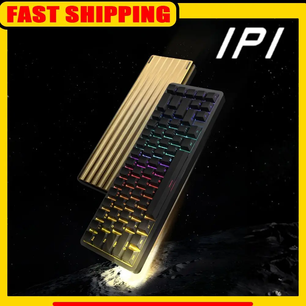

Ipi Rain65 M Pro II Magnetic Axis Cnc Aluminum Alloy Keyboard With Backlighting Pbt Side-Engraved Keycaps And Rt0.01 Precision