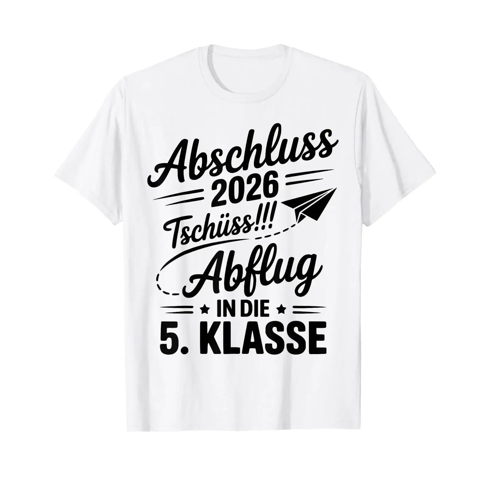 Primary School Graduation 2026 Tsch Abflug in die 5th Class T Shirt vintage Washed Unisex Soft Stylish Breathable Comfortable