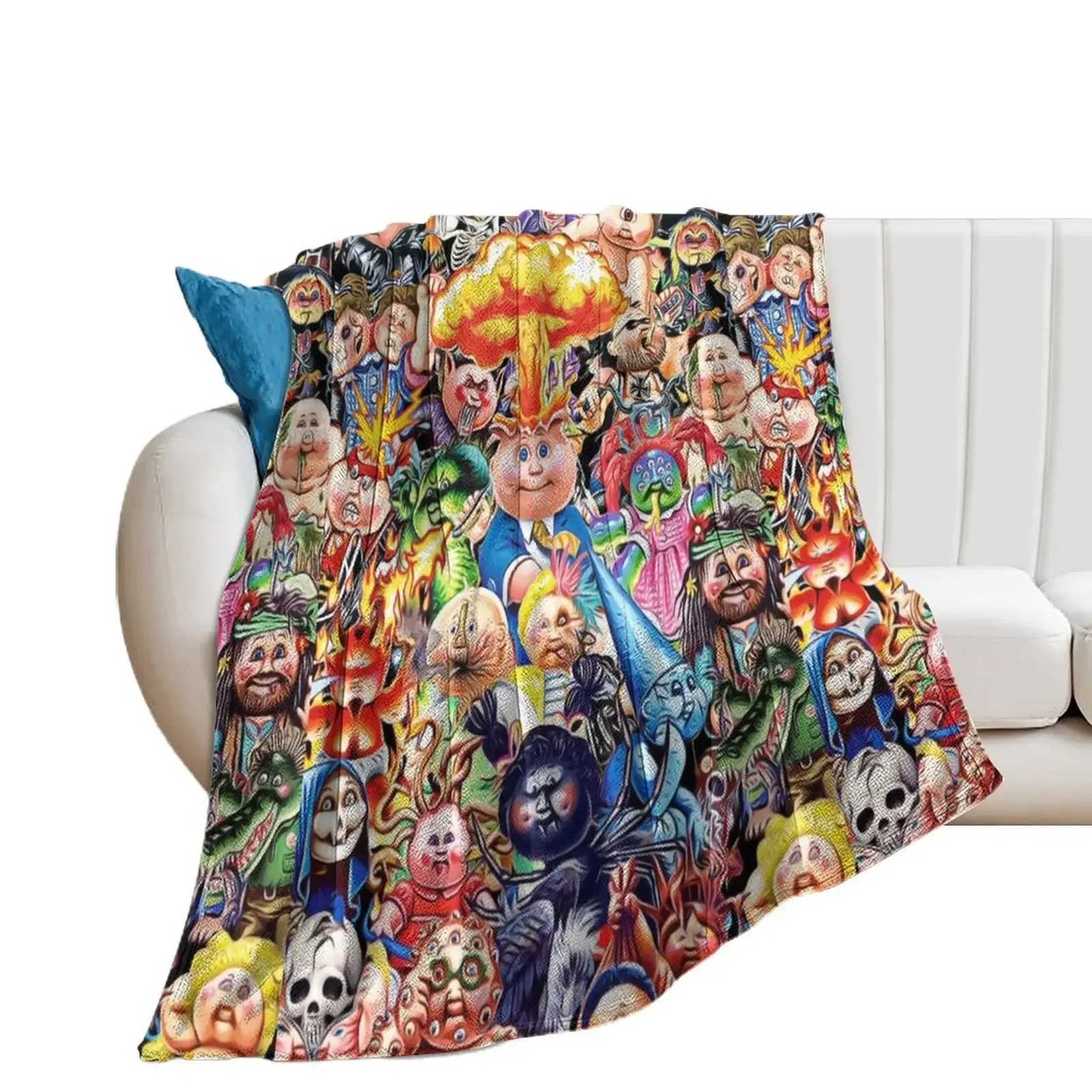 

Garbage Pail Kids (Special edition) Throw Blanket Custom Luxury St Extra Large Throw Blankets