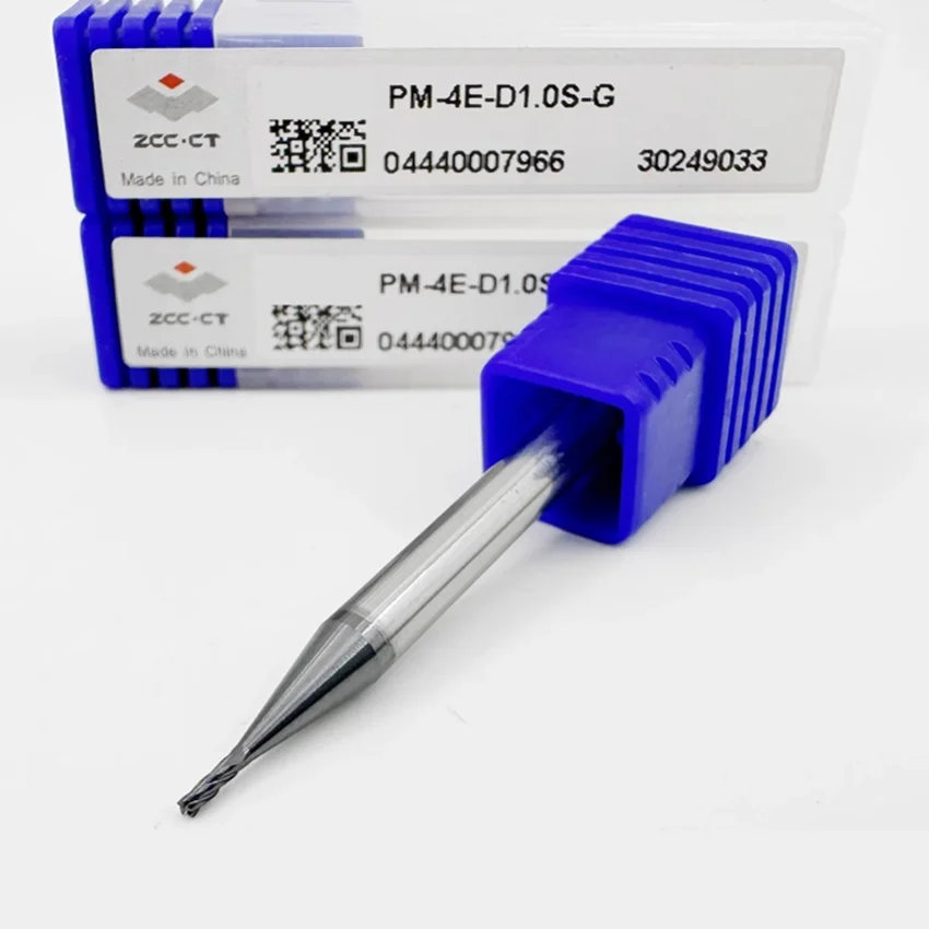 

PM-4E-D1.0S-G/PM-4E-D1.5S-G/PM-4E-D2.0S-G/PM-4E-D2.5S-G/PM-4E-D3.0S-G/PM-4E-D4.0S-G ZCC.CT CNC PM-4E 4 flute flat end mills