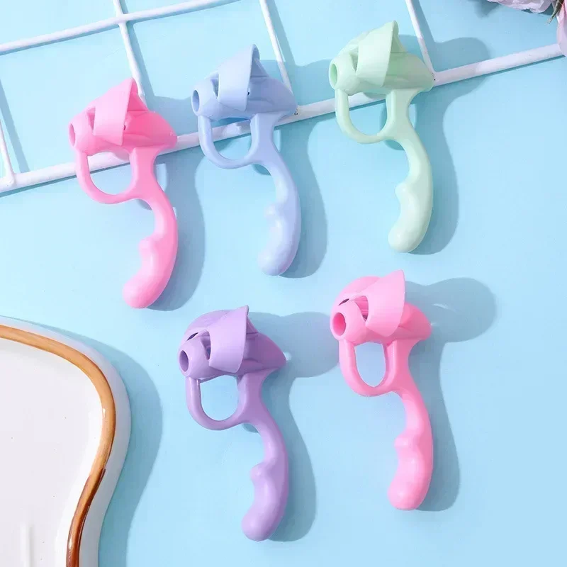 1PC Five Fingers Silicone Pencil Pen Holder Children Writing Posture Learning Tool Stationery Aid Grip Posture Correction Device