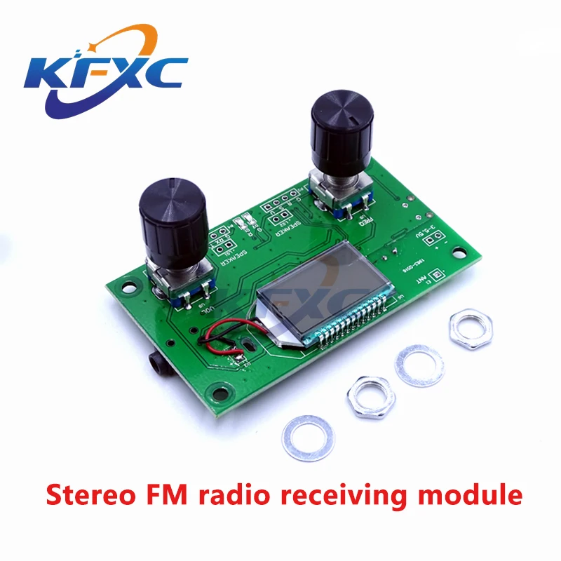 DSP PLL Dijital Stereo FM Radyo Alıcı Modülü 87-108MHz Seri Kontrol Frekans Aralığı 50Hz-18KHz ile