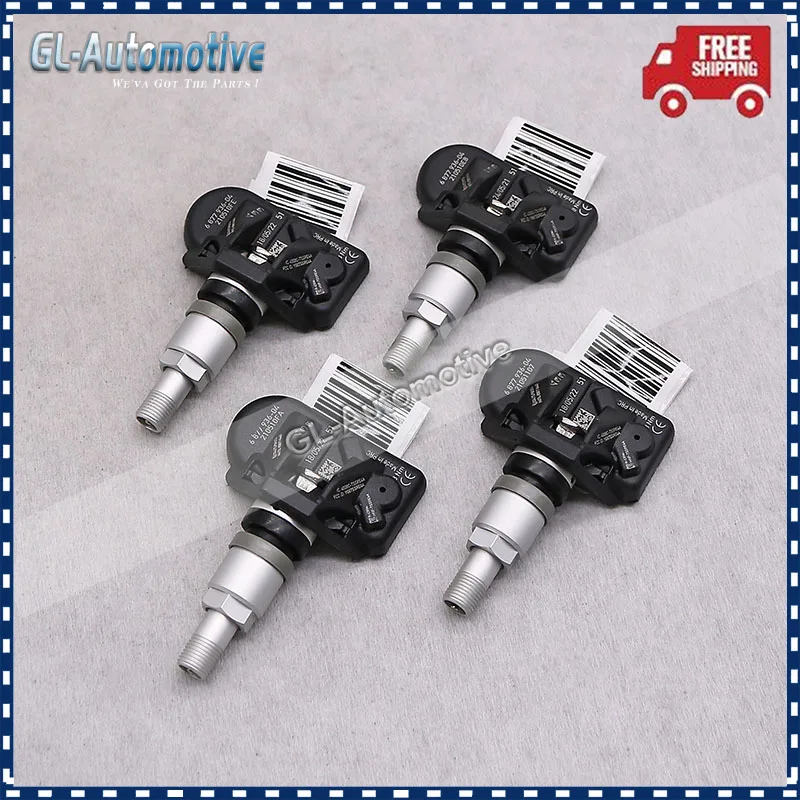 4PCS 6877936 TPMS 433MHZ Tire Pressure Sensor for BMW G30 G31 G38 F90 G32 G11 G12 G15 G01 G02 G05 G07