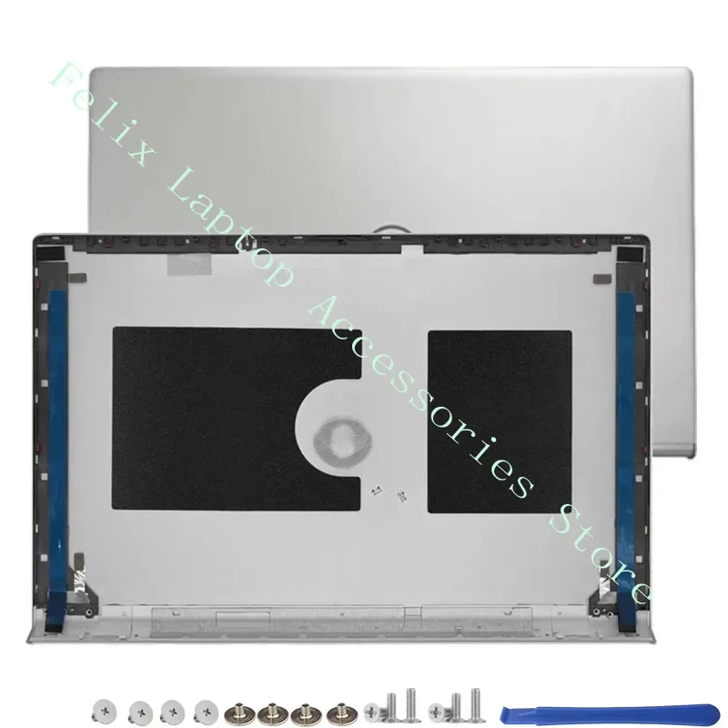 New For DELL Inspiron 7500 7501 Laptop LCD Back Cover/Front Bezel/Palmrest/Bottom Case/Hinges Top Case 0C4MXD 07W3N8 Silver 15.6