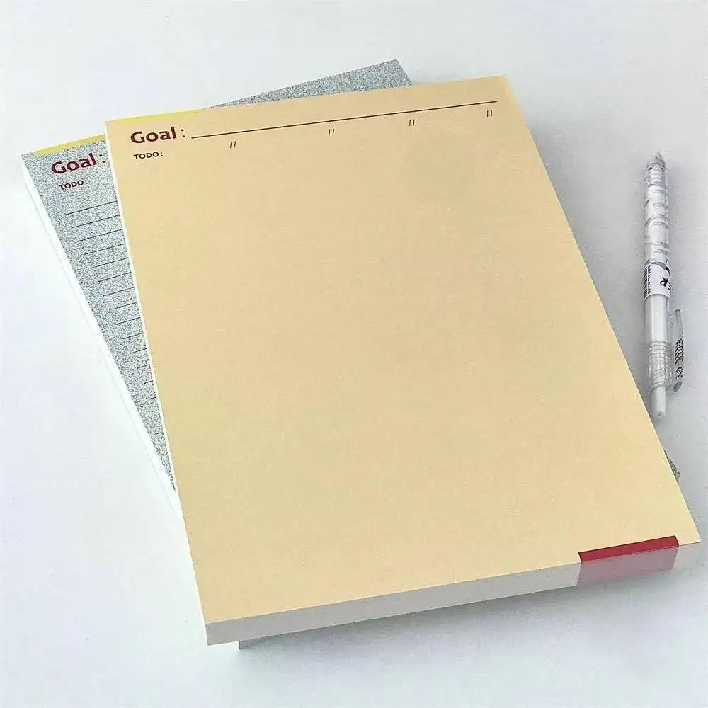 バターチーズノート 30 枚 B5 メモパッド引き裂けるメモ帳プランナー学習紙厚みのある空白のラインブック学校文具