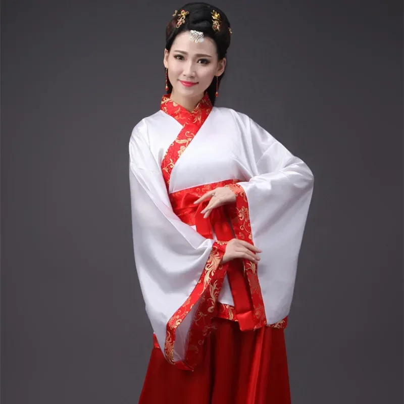 Hot sale women hanfu traditional asian dress cosplay costume Chinese Tang performance clothing improve han fu modern hanbok