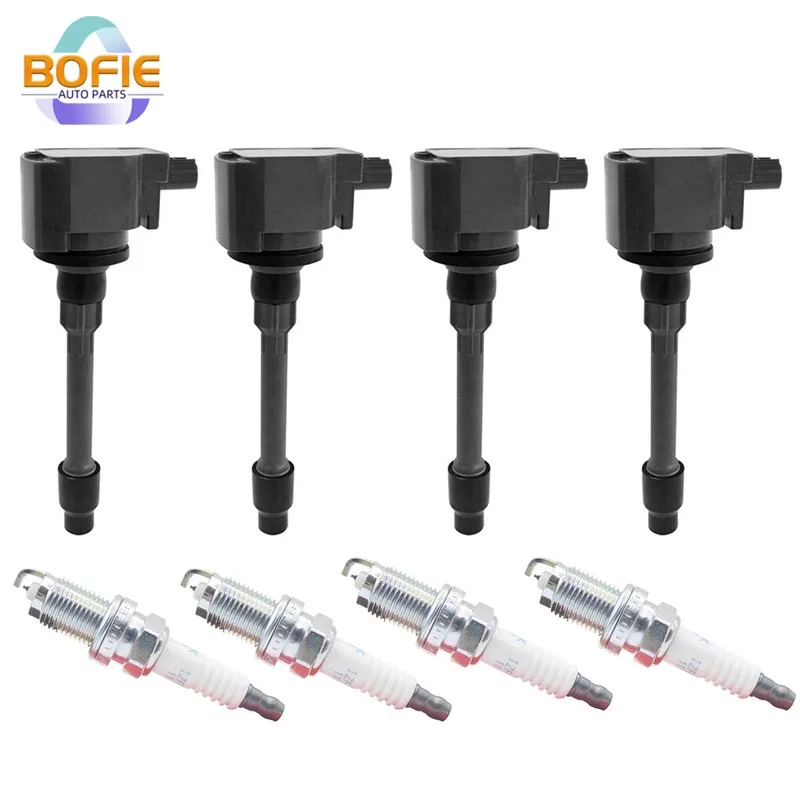 

Ignition coil 30520-5R0-013 30520-5R0-003 CM11-121A plus spark plug set for Honda Vezel Civic 2.0L 1.5L 2015-2017 30520-59B-013