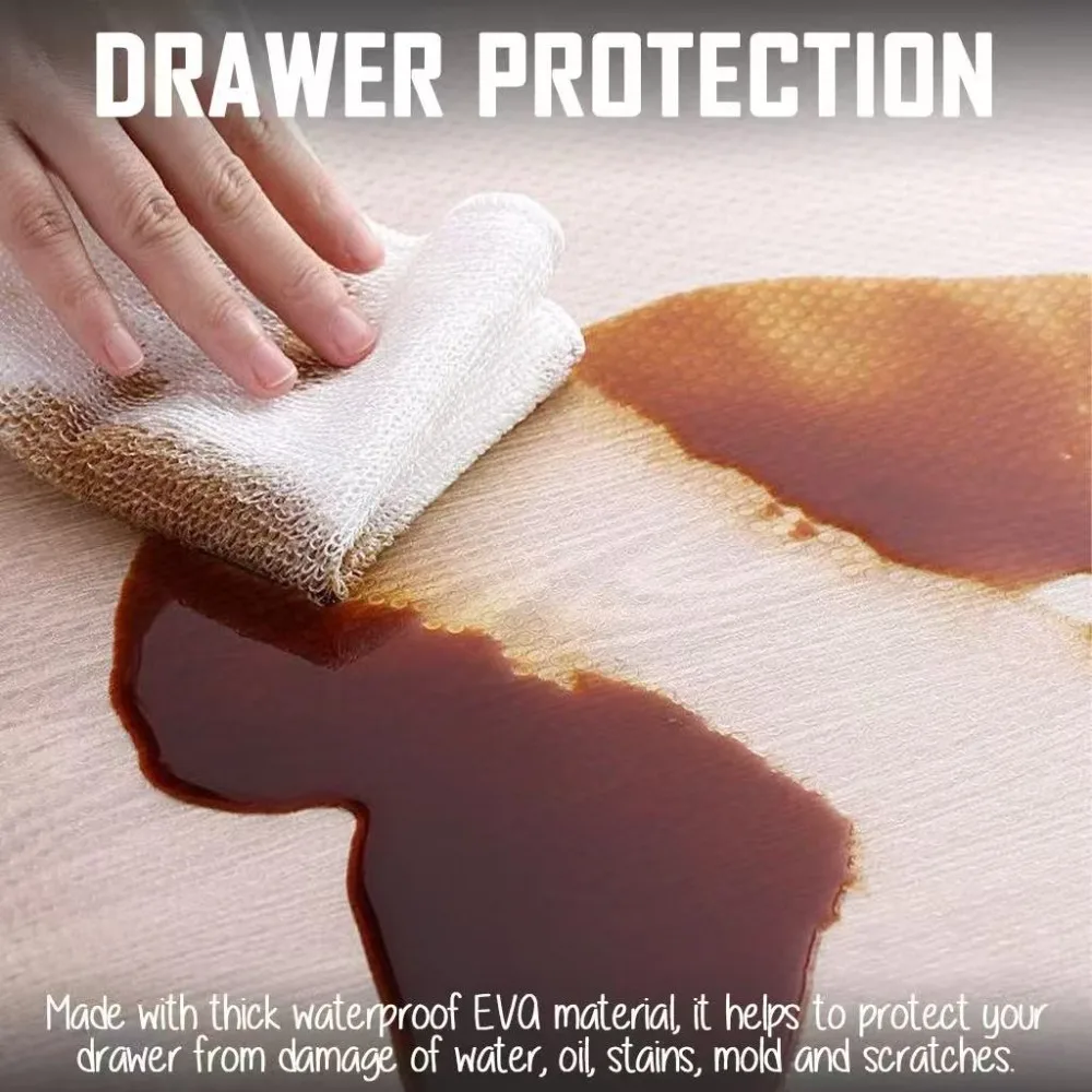 EVA Kitchen Cabinet Shelf Cover Liners Non Adhesive Table Drawer Mat Waterproof Closet Plastic Paper Anti Dirty Oil-proof Mat
