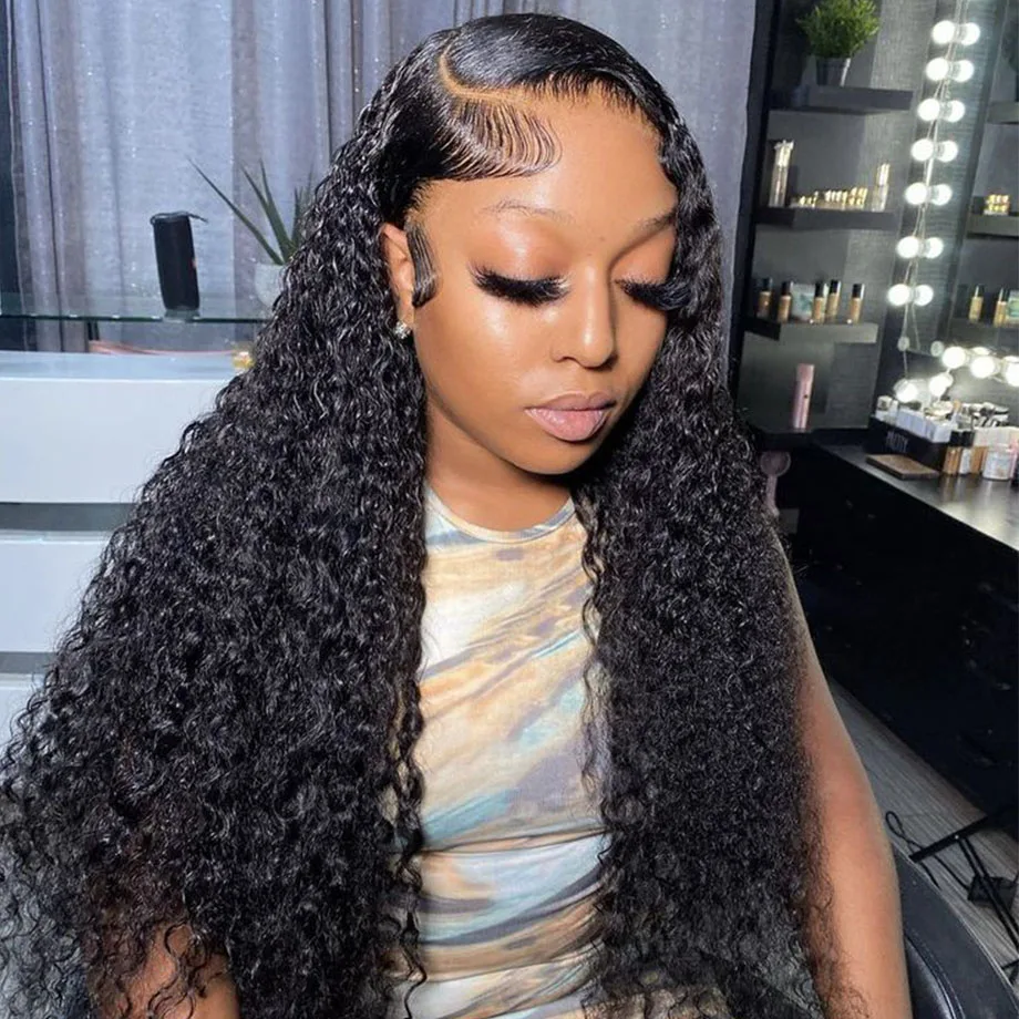 

13x6 Hd Парик Фронта Шнурка Глубокая Волна 220 Плотность Вьющиеся Парики Человеческих Волос Для Женщин Бразильские Парики Распродажа Водяная Волна Парик Фронта Шнурка