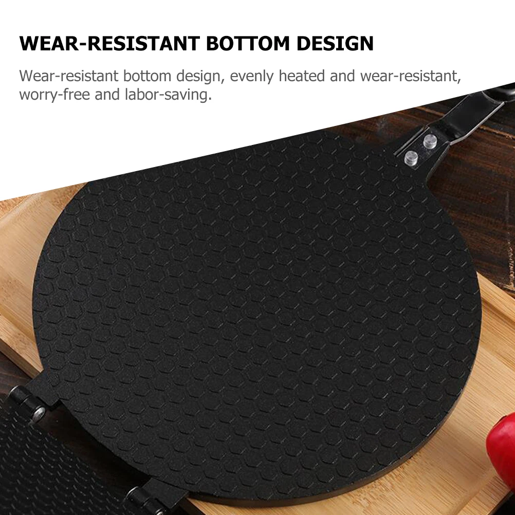 Portable Waffle Maker Egg Roll Machine Pancake Dessert Cooking Tool Multi use Cone Baker Kitchen Accessory Aluminum Non slip H