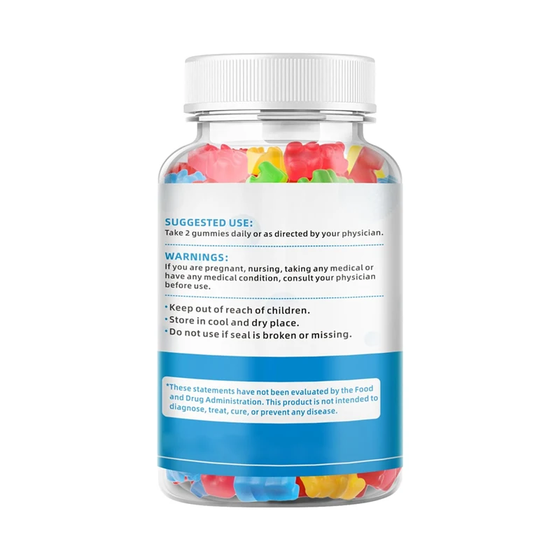 Adult Potassium Gummies Containing Vitamin B6, Coenzyme Q10 for Leg Spasms and Muscle Health