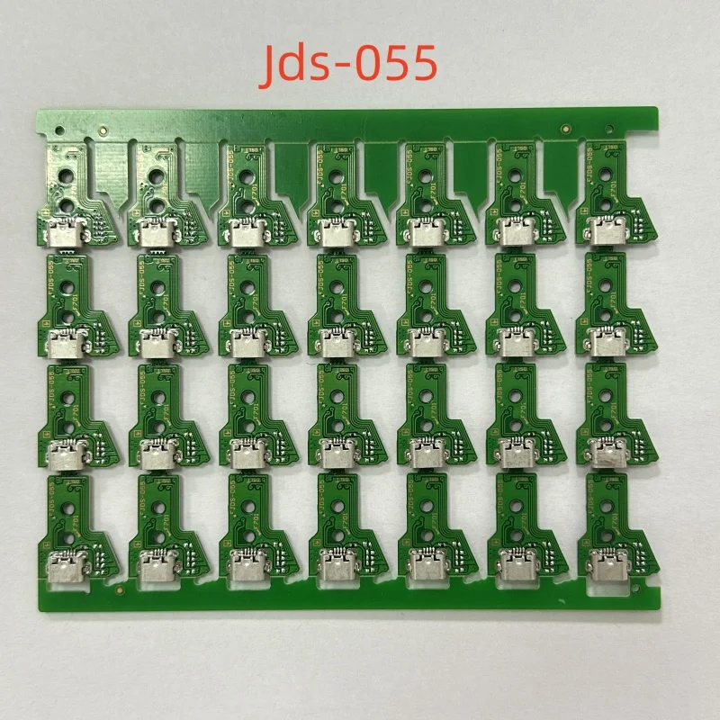 

100pcs/lot Fjds-055 Jds 055 for Ps4 5.0 Controller Usb Charger Socket Port Gamepad Pcb Board with 12pin Flex Cabl