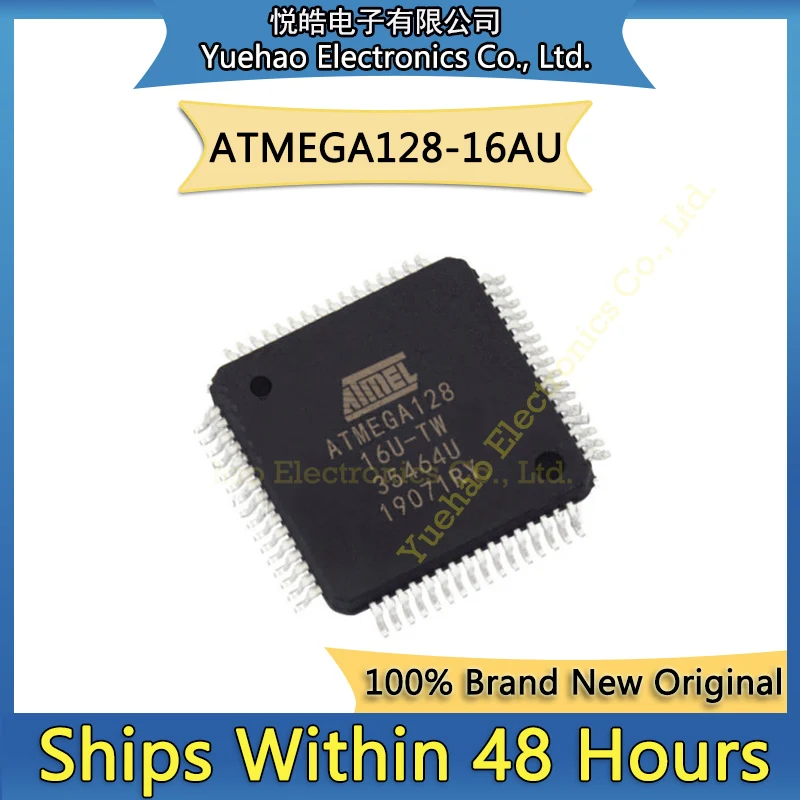 1-100PCS ATMEGA128-16AU ATMEGA128 ATMEGA128-AU ATMEGA New Original IC MCU TQFP-64