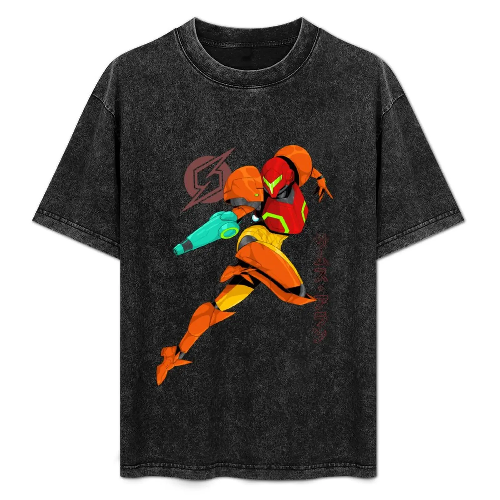 

Ready For Blastin' Samus T-Shirt plain anime figures black t-shirts for men