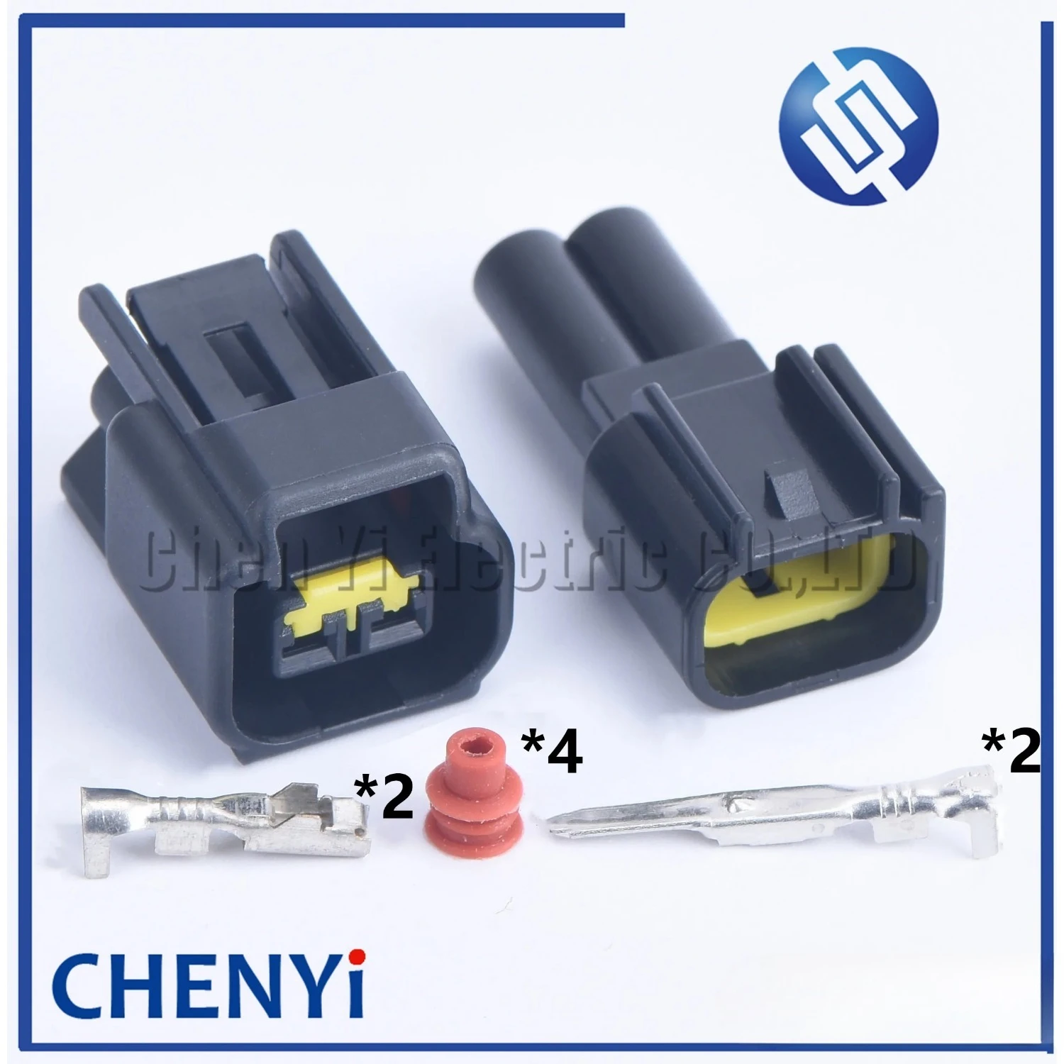 5 Sets 2 Pin way Ignition Coil Wire Harness Male or Female Waterproof Auto Connector for Ford Focus s-max 2.3 Furukawa