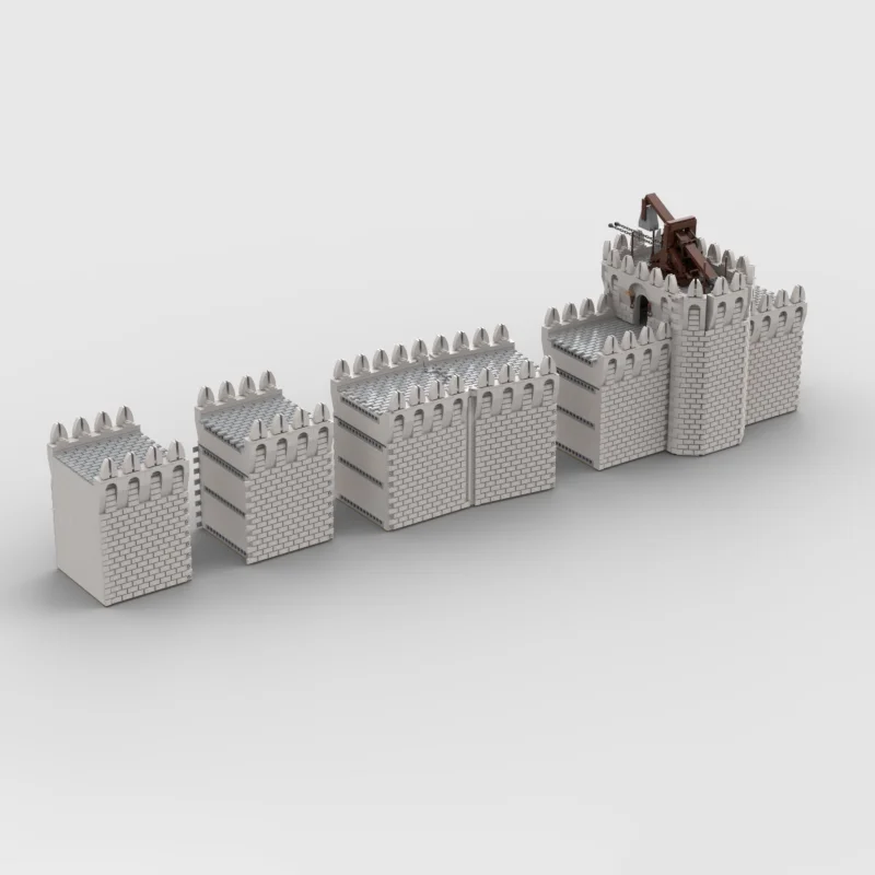 Medieval Castle Model Moc Building Blocks University of California Castle Model Technology Bricks DIY Assembly Holiday Toy Gifts