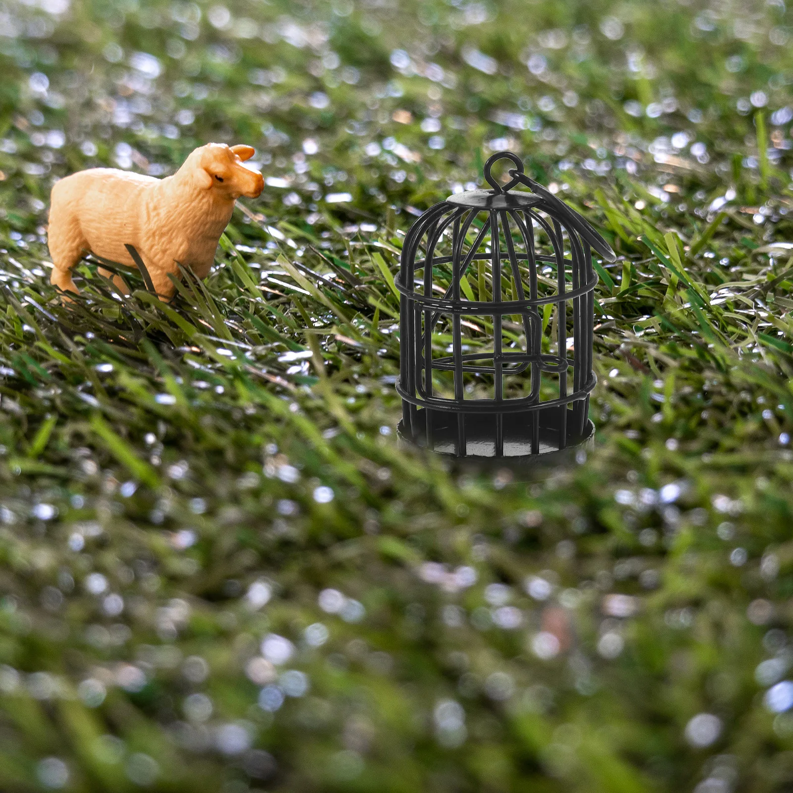 

Bird Cage Ornaments Birdhouse Craft Decorative Birds Creative Mini Birdcage Imitation Decoration Miniature