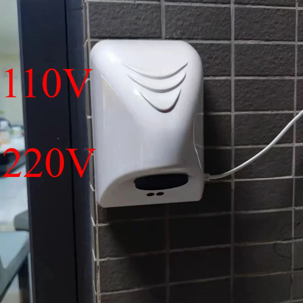 

Hands-free Hand Dryer with Automatic Sensor and Temperature Control for Wall Mounting, Ideal for WC Cleaning