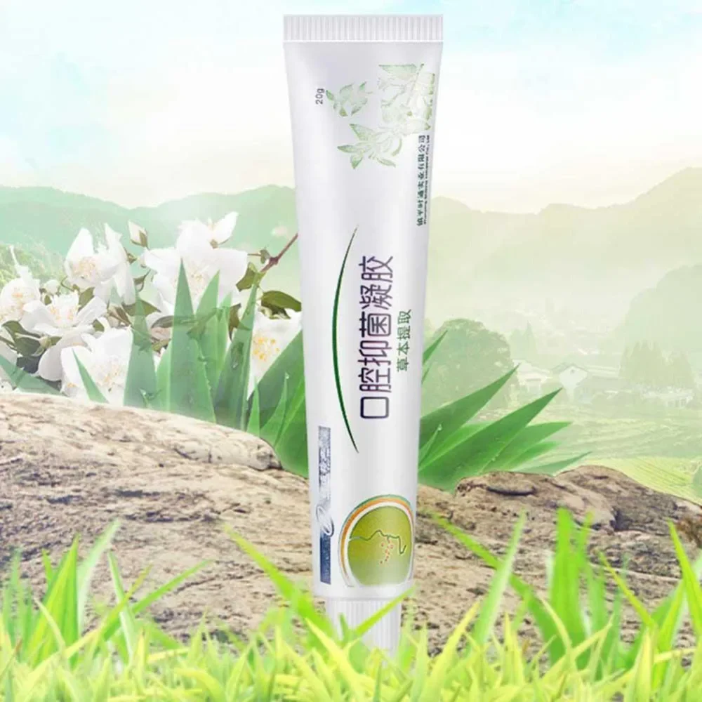 Mouth Ulcer Relief Gel Natural Herbal Oral Hygiene Antibacterial Cream Severe Pain Irritation Bad Breath Inflammation Creatina