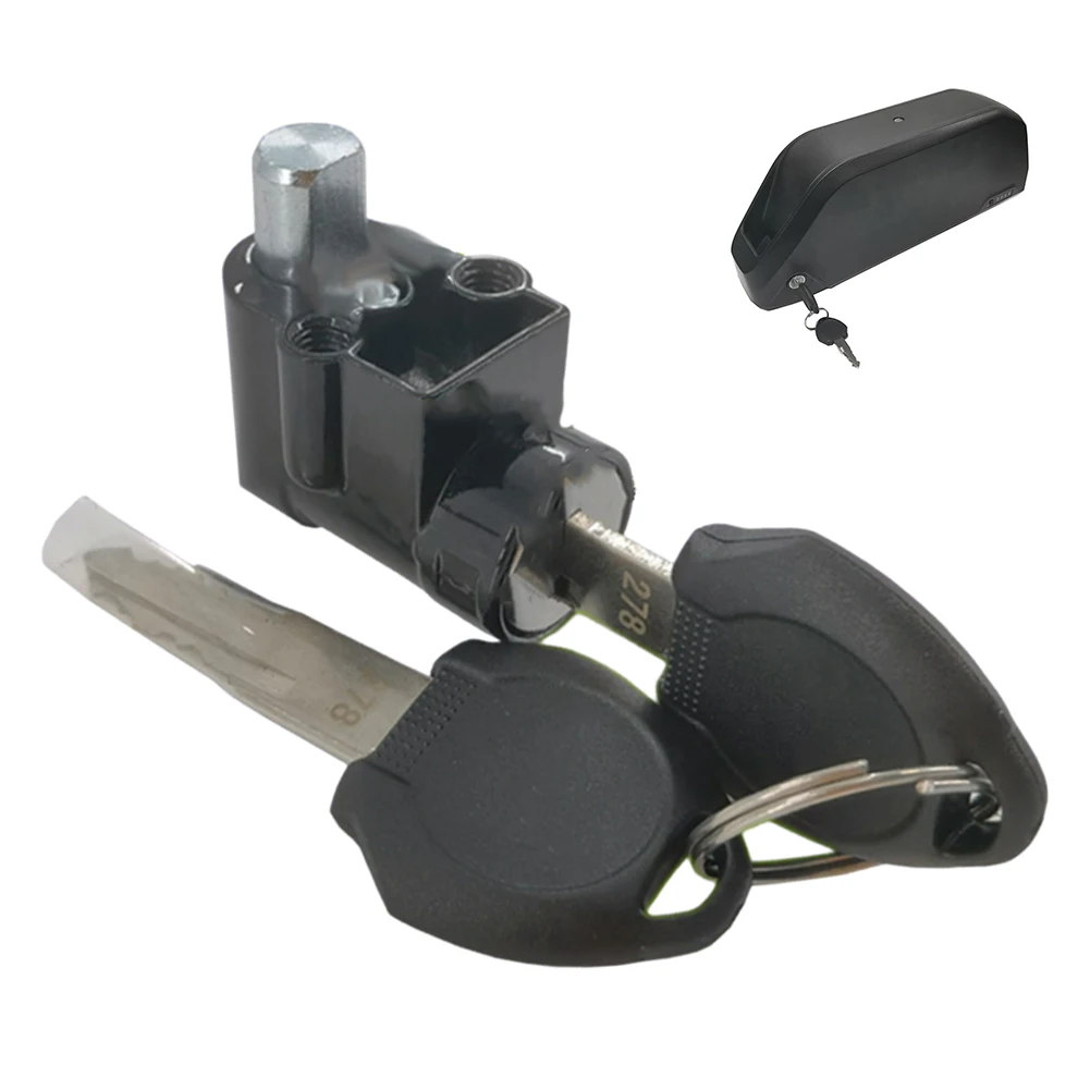 1Pc Electric Bicycle Power Switch Lock 12MM Alluminum Alloy With Battery Case Keys Switch For Polly Battery Case E-bike Accessor