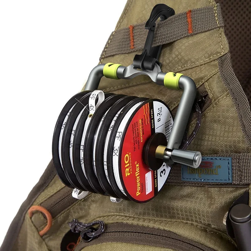 Portable Fish Coil Support Fishing Line Tippet Spool Is Inserted Into The Holder Fishing Line Can Be Conveniently Stored Tool