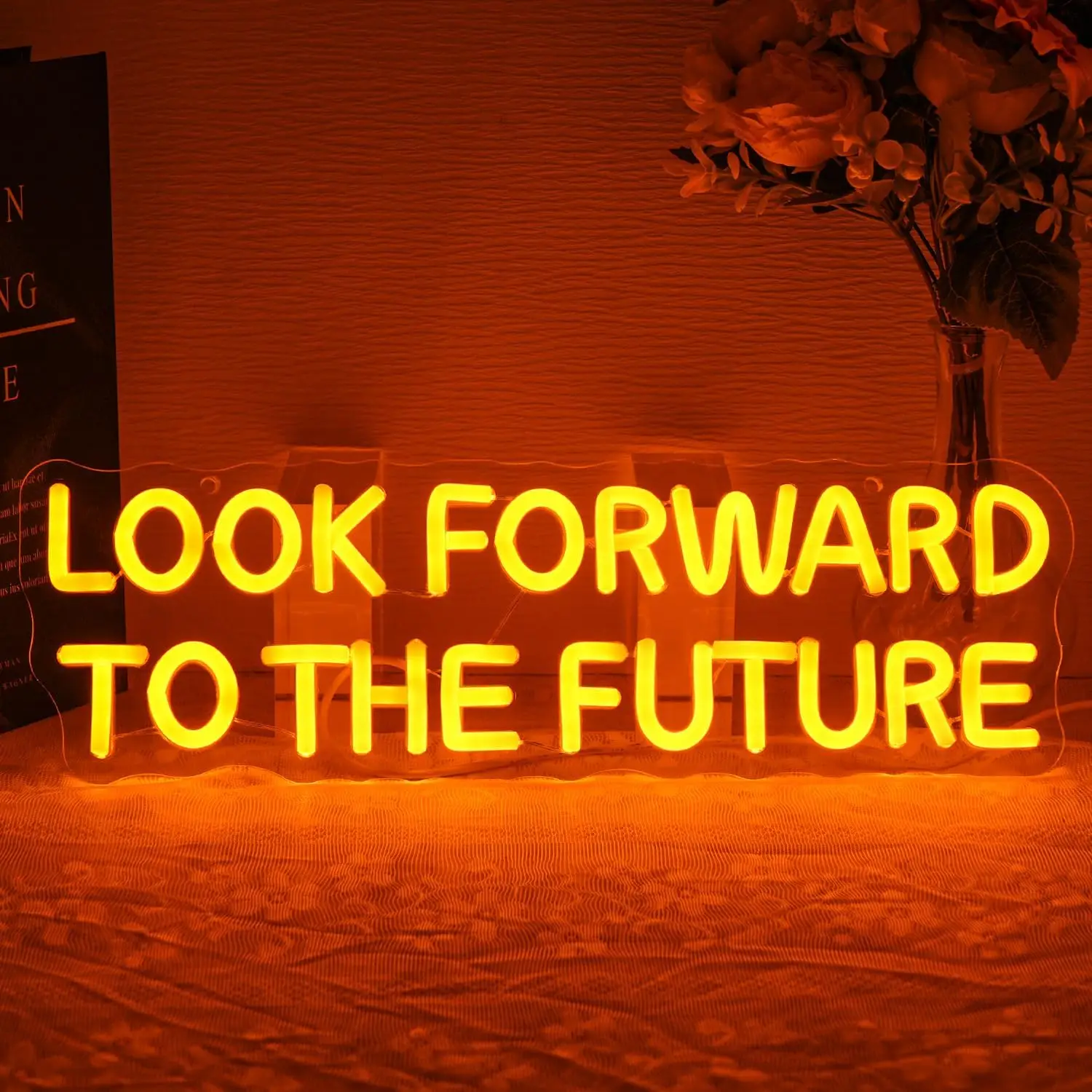 未来を期待するネオンサイン-usb調光式ledネオンライトサイン-ウォールアートデコレーション-ゲームルーム-寝室-バー-パーティーギフト用-﻿