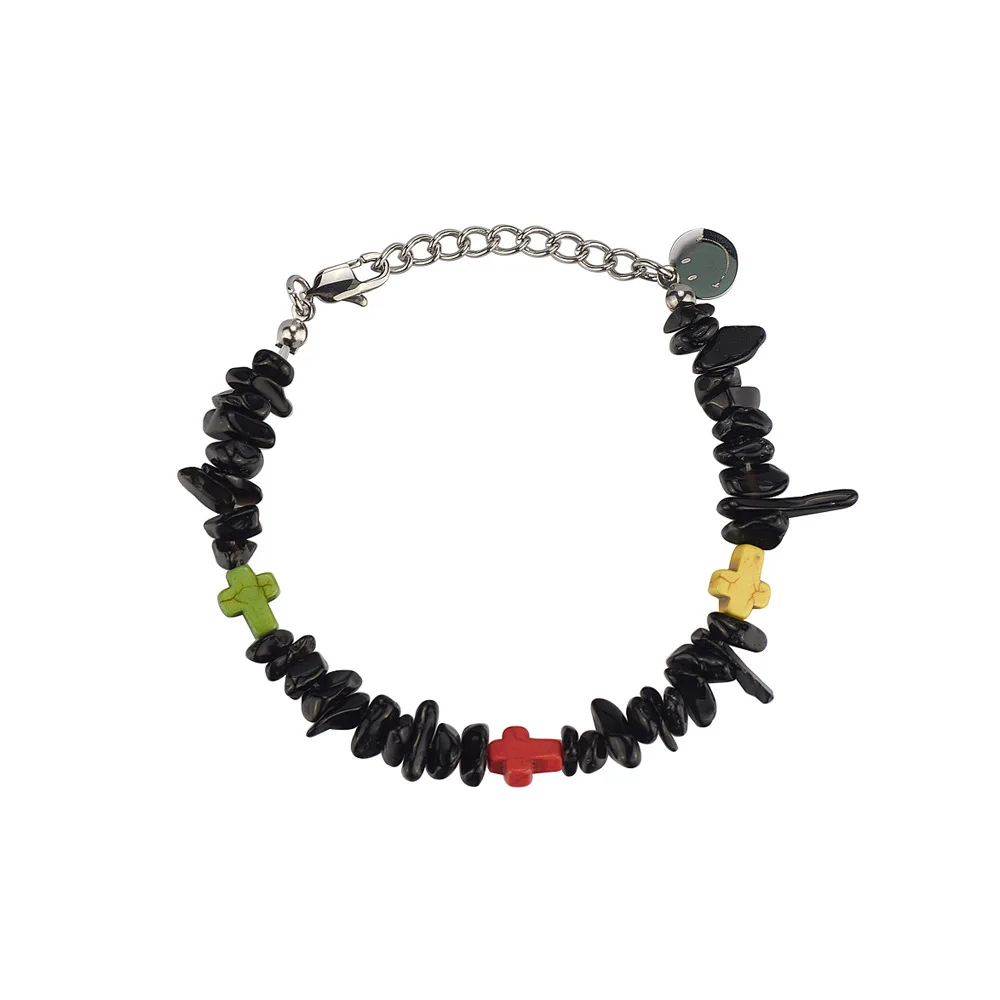 The new arrivals, the stainless steel, the black velvet, the hip-hop, the direction of the wall bracelet, the jewelry of the gift of men's women