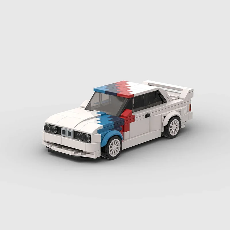 

M3 E30 гоночный спортивный автомобиль, скорость MOC M03110, высокотехнологичные гоночные строительные блоки, креативный гараж, набор «сделай сам», игрушки для мальчиков, детей