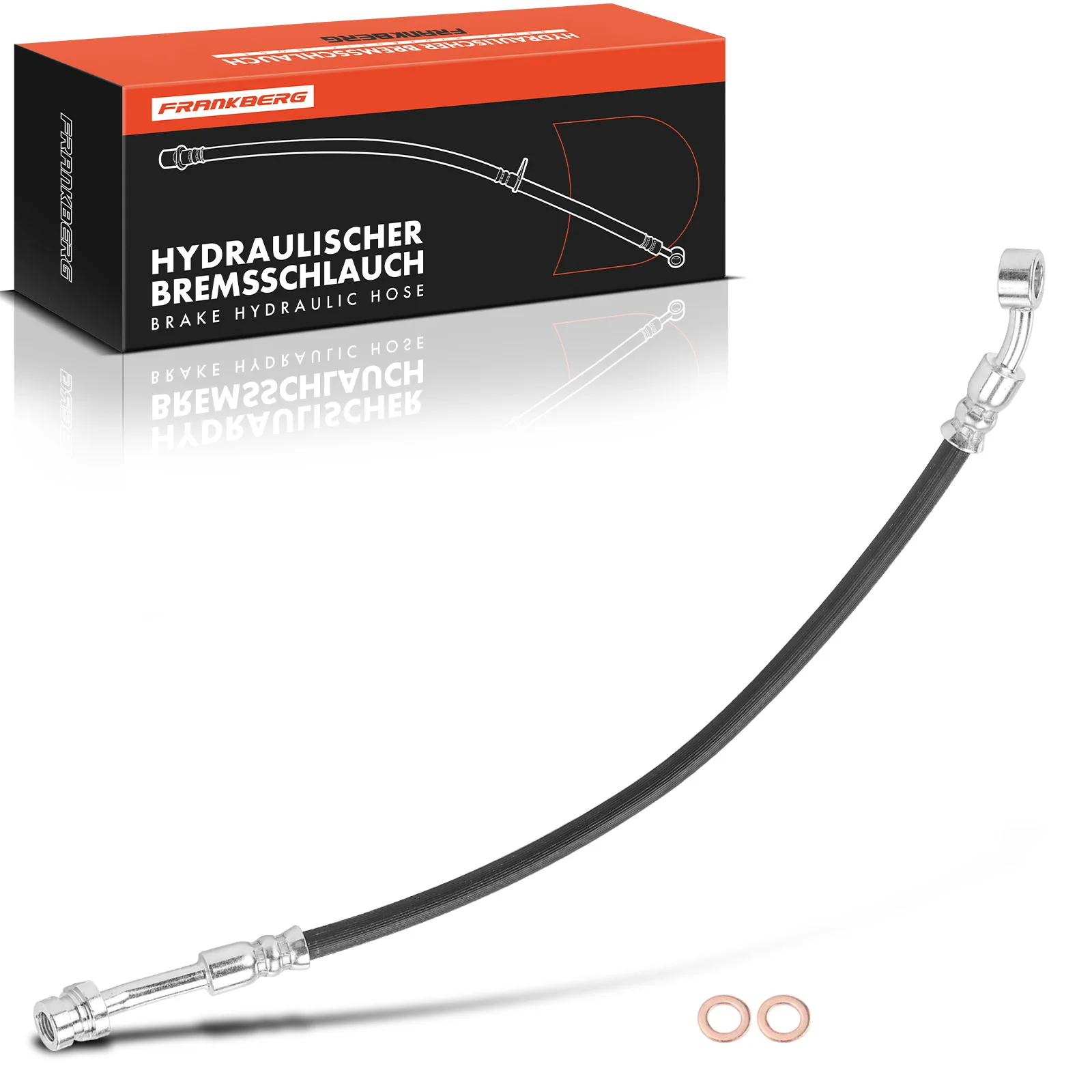 Frankberg 1x Bremsschlauch Bremsschläuche Hinterachse Rechts für KIA Cerato II Stufenheck TD LD 2006-2014 2201450 587381M000