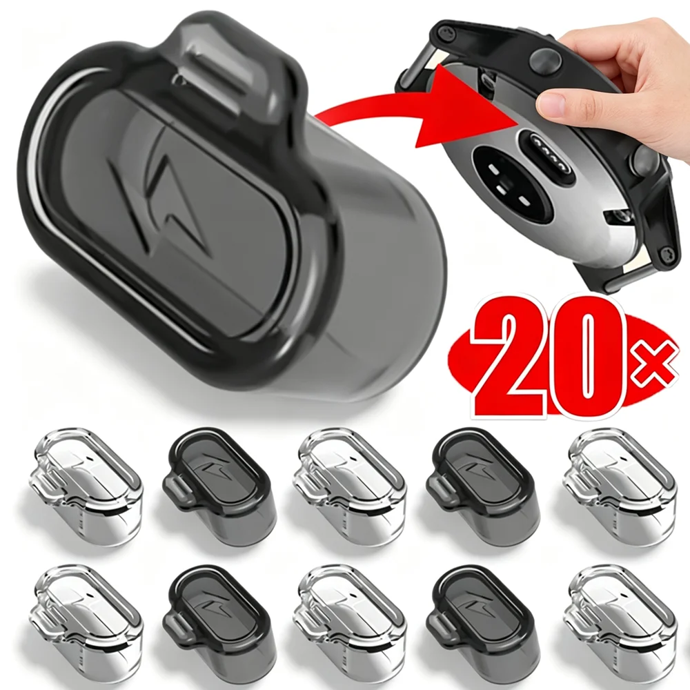 Transparent Charging Port Dust Covers for Garmin Forerunner 955 945 255 Fenix 7 7S 7X 6 6S 6X TPU Dust Plug Clear Dust Caps Case