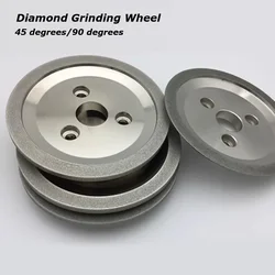 125mm Diamond Grinding Wheel SDC Abrasive Disc for Carbide Metal Angle Grinder Tool 3 Hole Butterfly Shaped Wheel Grits100~600