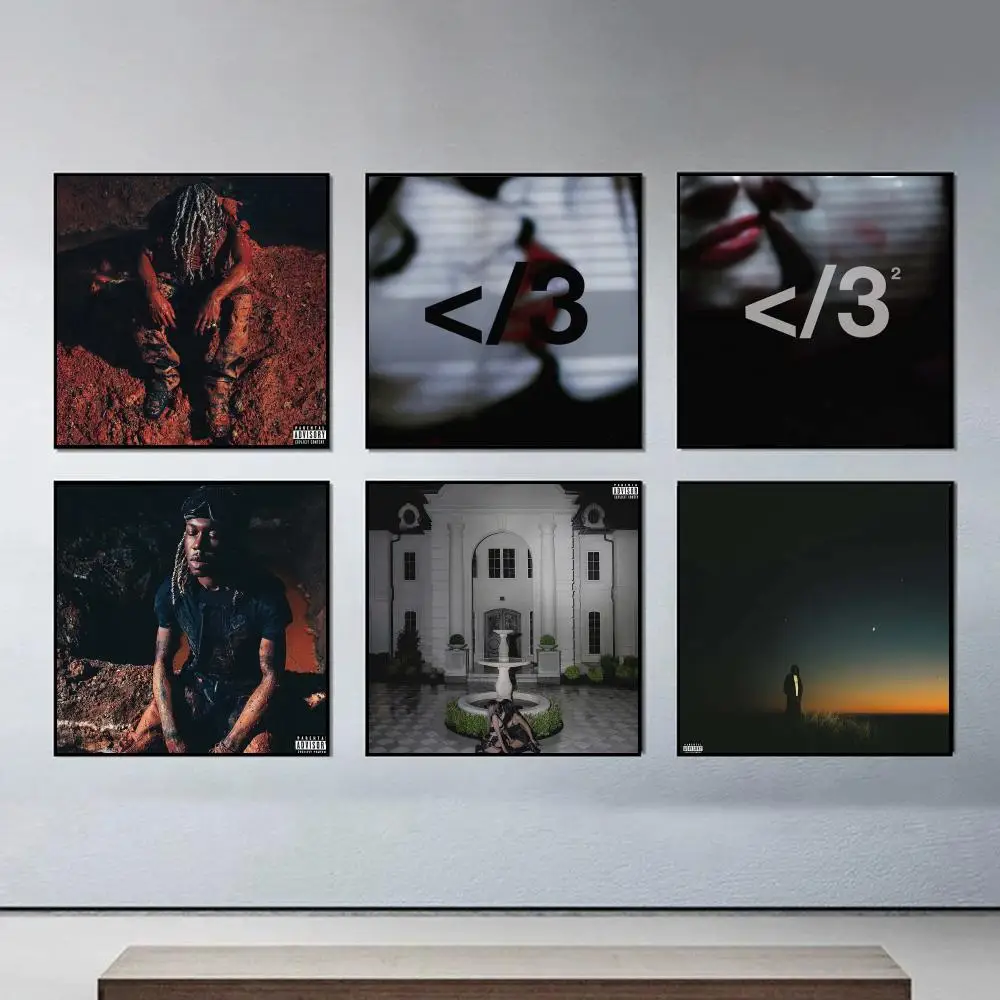 Singer D-Destroy Lonely Music Album Poster Personalized Aesthetic Wall Decor Modern Bedroom Room Decoration