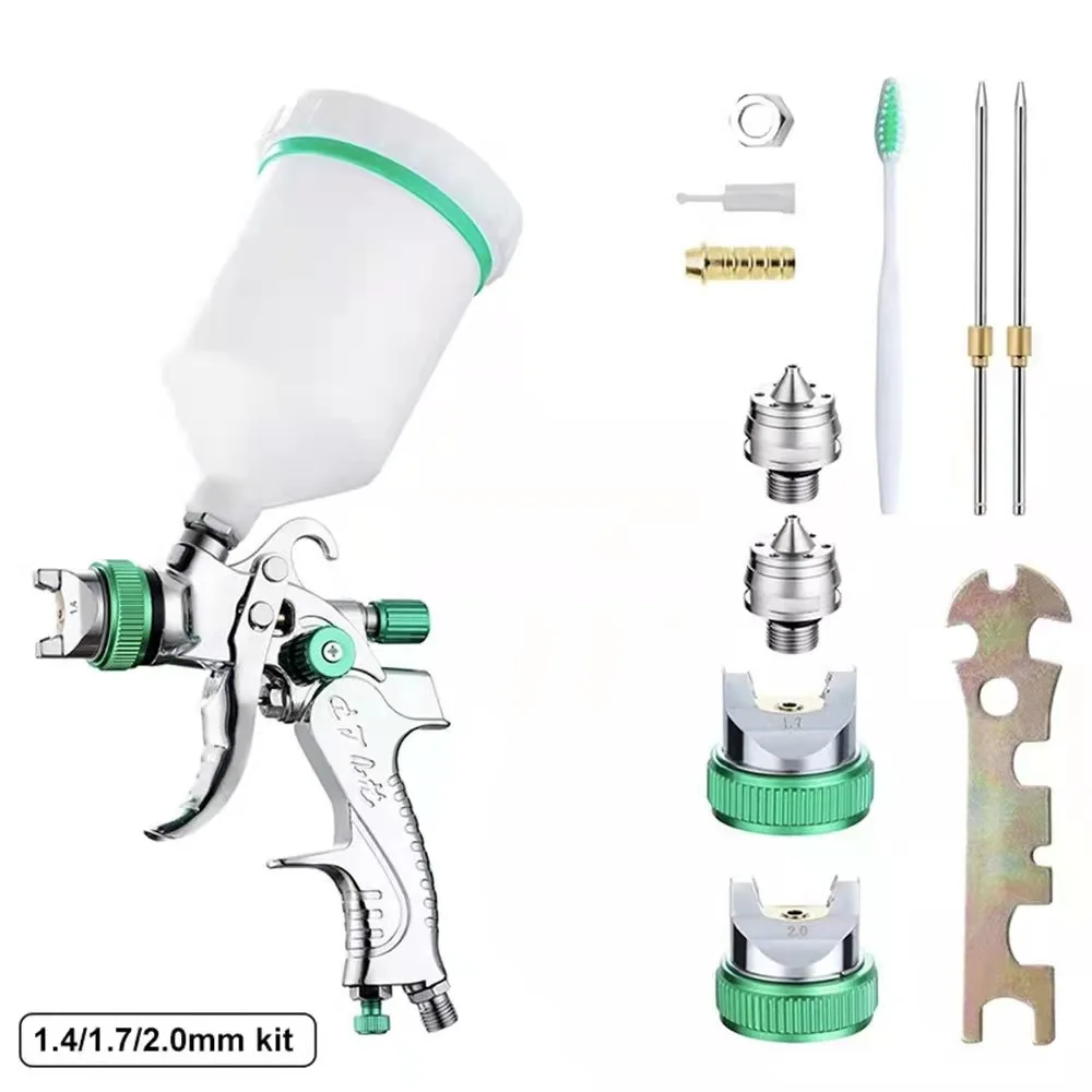 

2008 HVLP on the pot car paint spray gun high atomization furniture 1.4/1 7/2.0 spray gun
