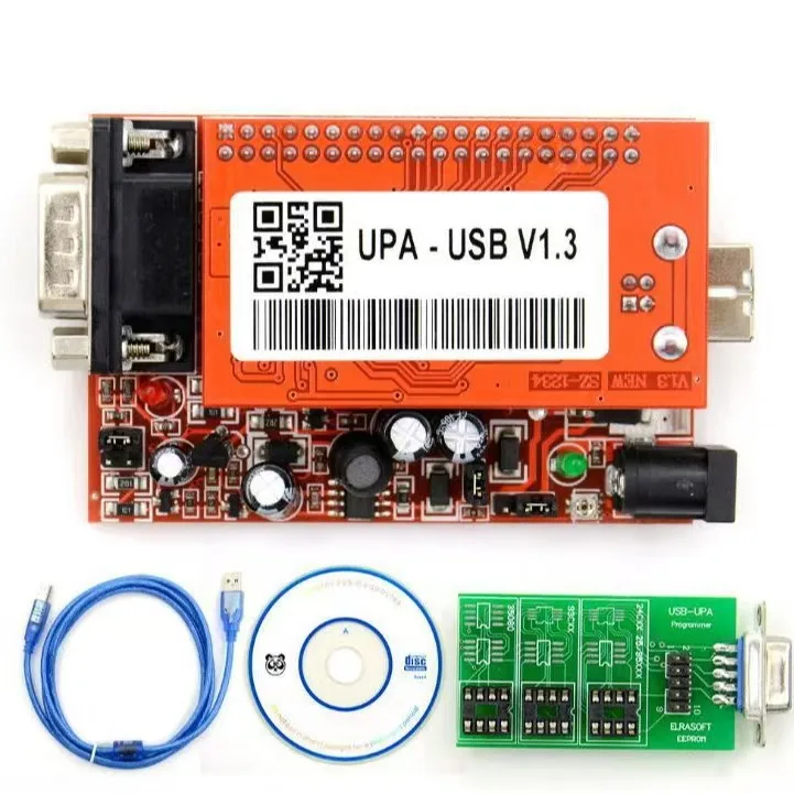 

UPA USB Programmer V1.3 UPA USB PRO Car Diagnostic Tool with 350MB Scripts Supports Win10 and 1-Year Warranty