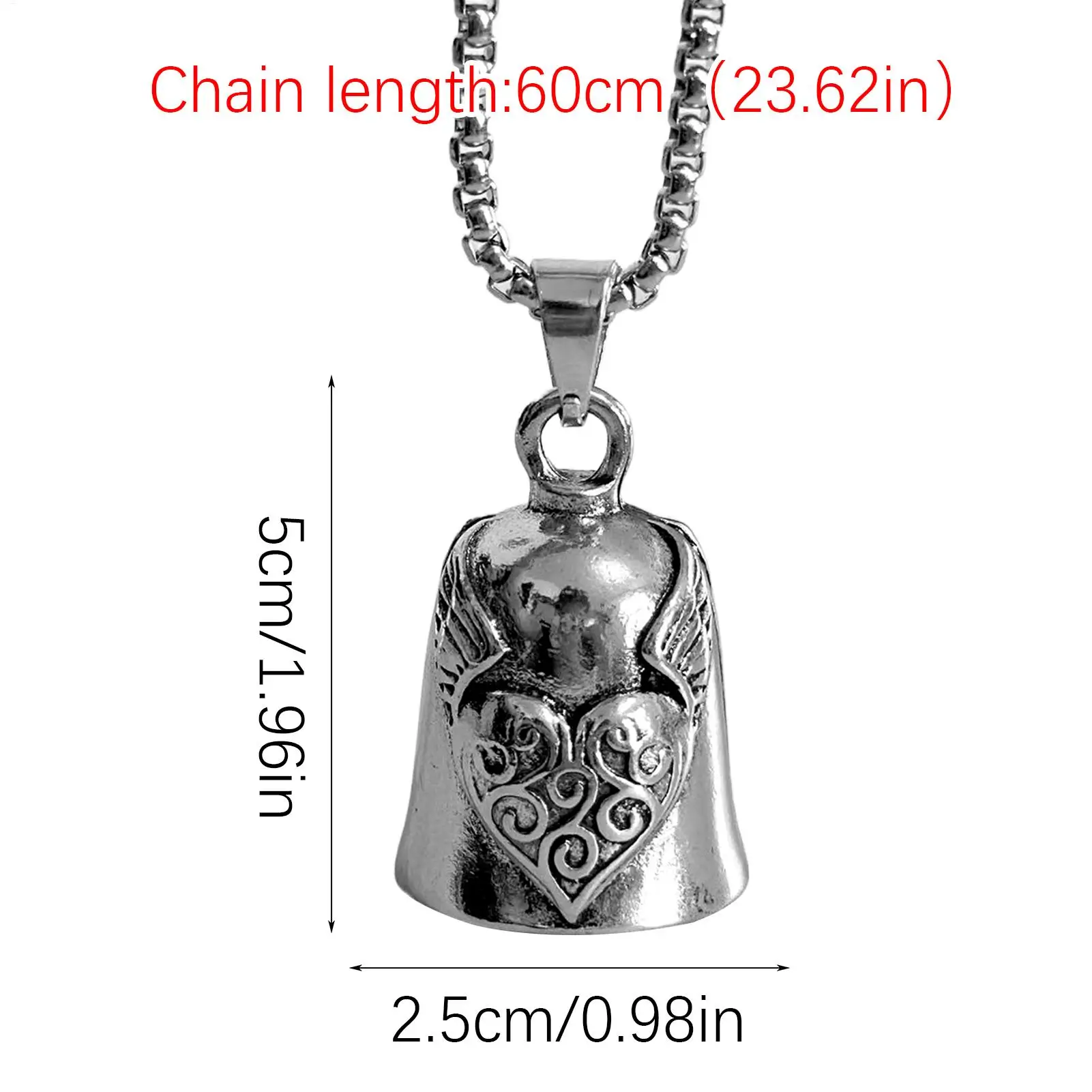 바이커들을 위한 오토바이 벨 하트 윙 오토바이 액세서리 라이더들을 위한 소형 오토바이 벨 장거리 주행 로드 트립