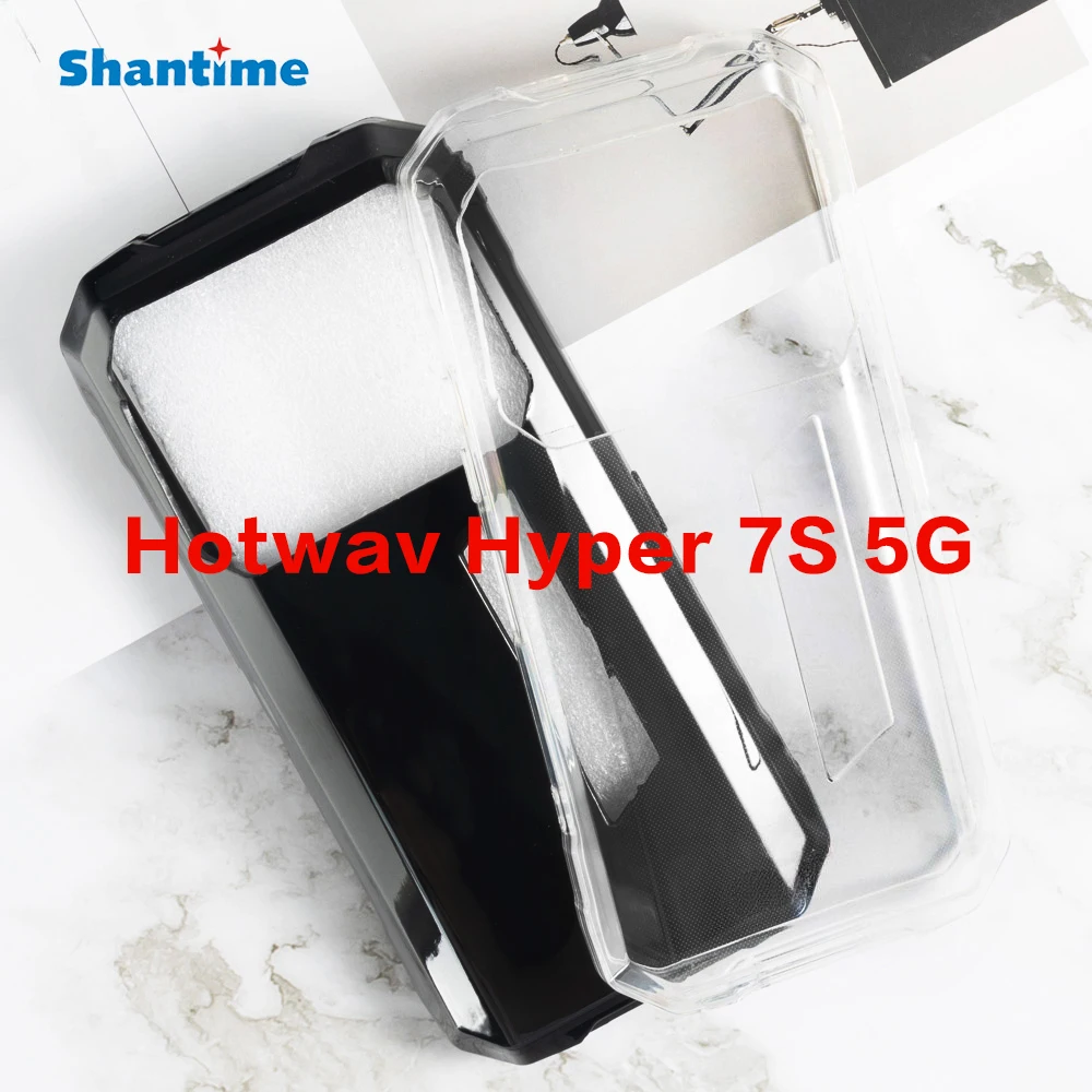 

Чехол для Hotwav Hyper 7S 5G, противоударный резиновый чехол из ТПУ, защитный гибкий корпус