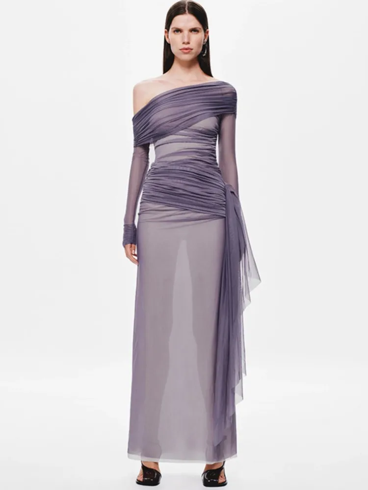 

Summer Cover Ups Women Swimsuit Long Sleeve Robes Bathing Suit 2026 New Purple Beach Holiday Maxi Dresses Cover-Up