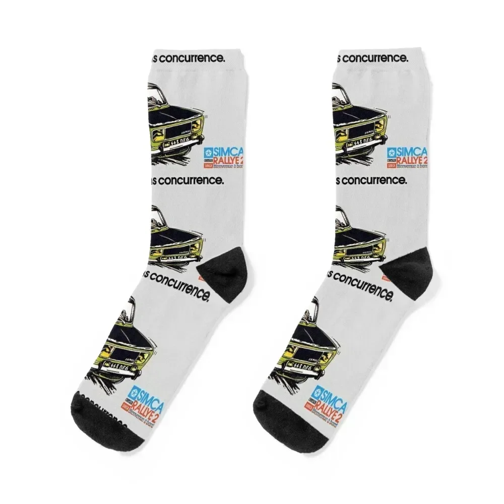 

SIMCA RALLYE 2 Socks designer brand happy FASHION crazy Socks Women's Men's