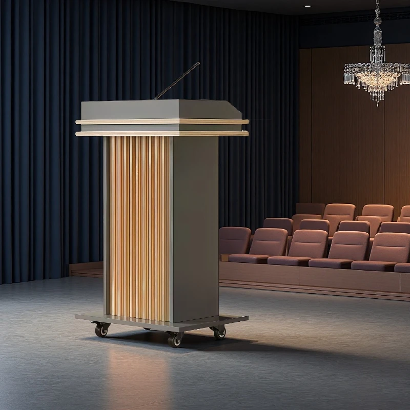 Reception Desks With Counter Welcome Reception Desk Lecture Stand Platform Table Bold Table Legs Support Customization Table