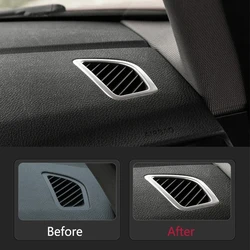 Car styling Dashboard Air Condition Outlet Decor Frame Protective Cover Trim Auto AccessoriesFor BMW 1 2 Series F20 F21 F22 F23